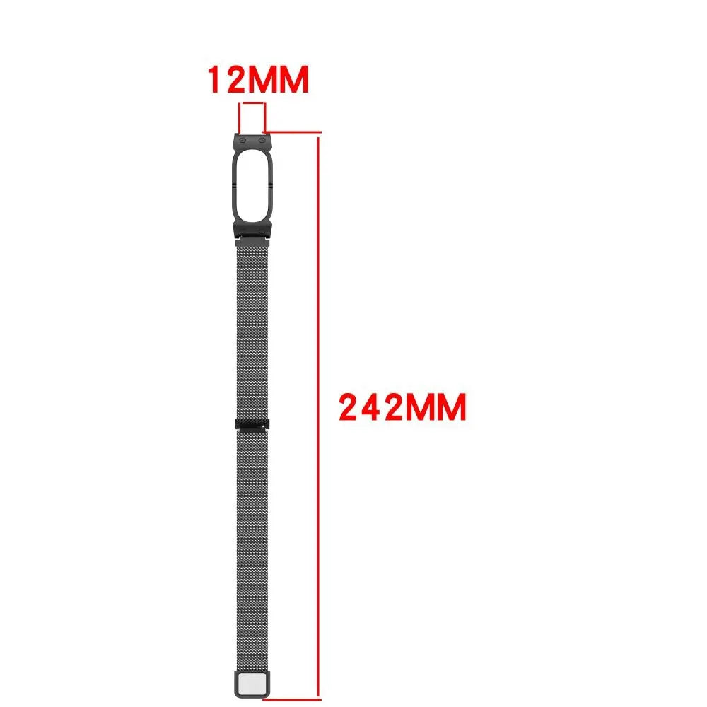 Stainless Steel Magnetic Watchband for Fitbit Air – Metal Strap