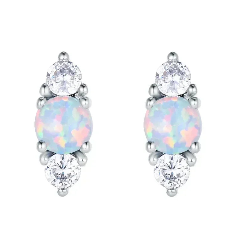 Opal Simulated Crystal Animal Dangle Earrings – Lead & Nickel Free Dangle Earrings Nixie
