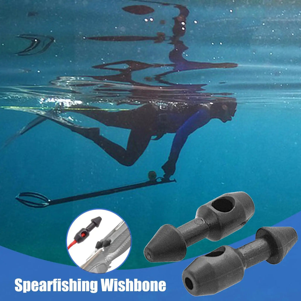 2PCS Speargun Wishbone Inserts – Spearfishing Rubber Band Tool Spearfishing Tackle Nixie