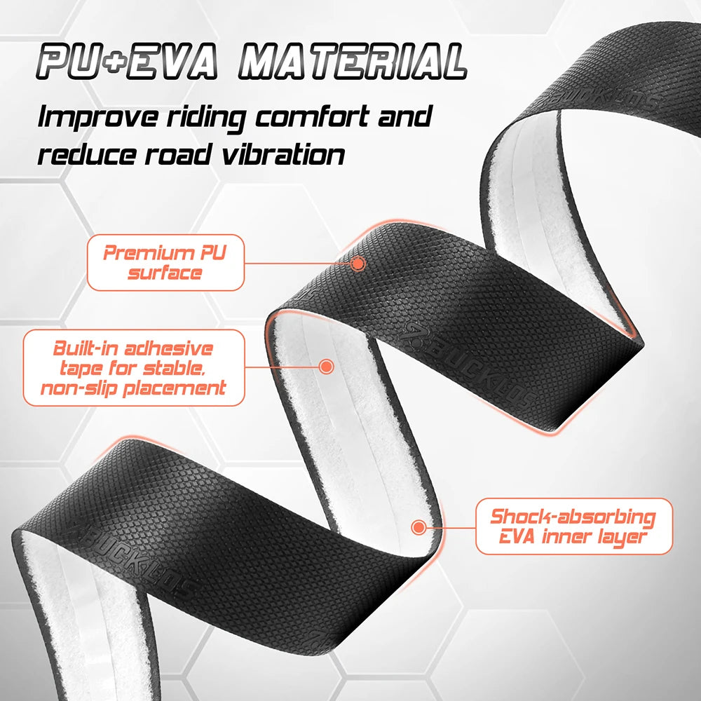 BUCKLOS Road Bike Handlebar Tape Non-Slip Ultralight PU+EVA Bicycle Handlebar Tape Nixie