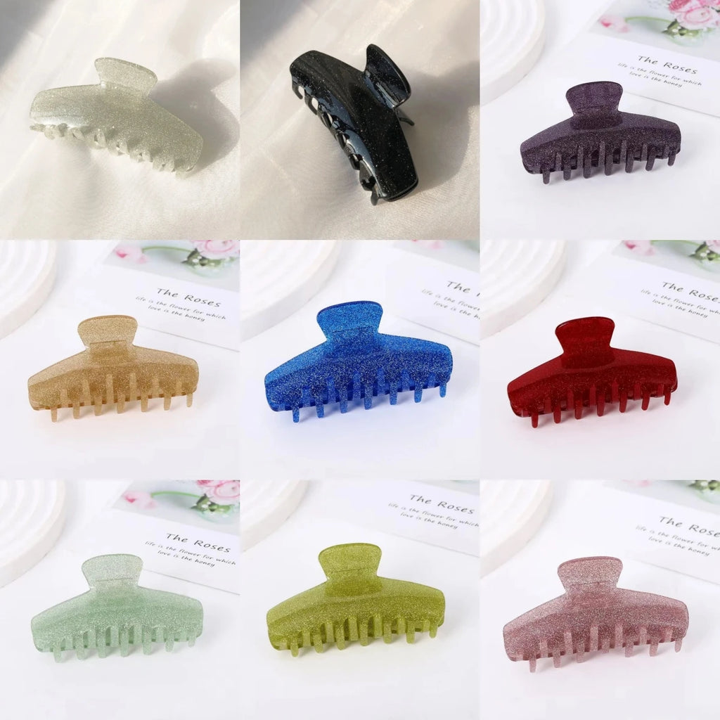 Large Shark Hair Clip – Elegant Vintage Korean Style Claw Hair Claw Clip Nixie