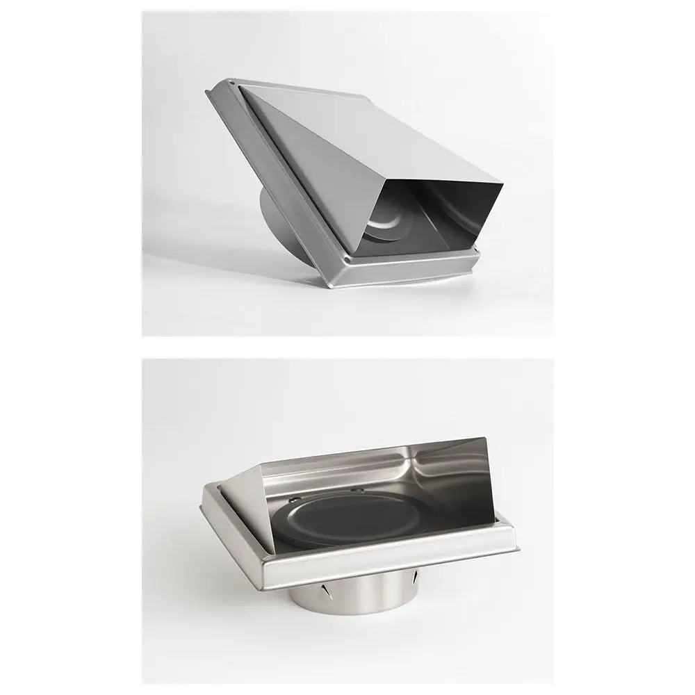 Square Stainless Steel Air Vent 4" 5" 6" – Ducting Outlet Cover Ventilation Vent Cover Nixie