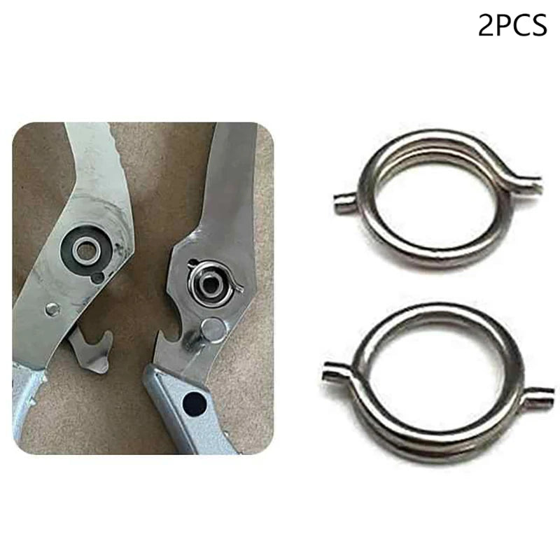 2PCS Nickel-Plated Steel Torsion Spring for Scissors 15mm Replacement Torsion Spring Nixie