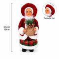 Santa Claus Standing Figurine – Handcrafted Christmas Decor