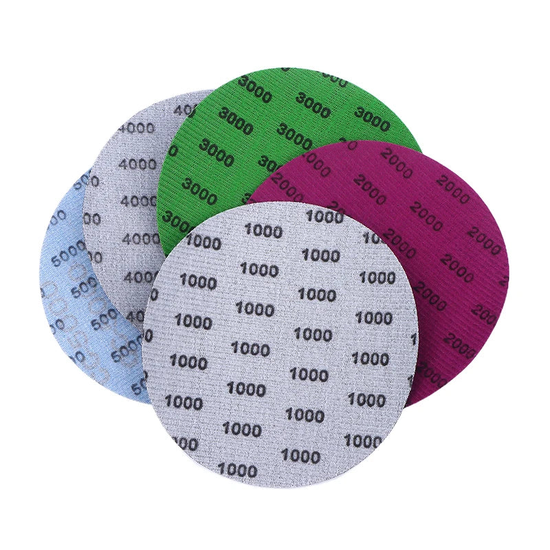 5-Inch Sandpaper Discs 1000–5000 Grit Wet/Dry Pack of 15/25 Sanding Discs Nixie