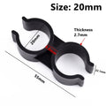 6pcs PVC Pipe Clamps 20/25mm Double U-Type Garden Irrigation Pipe Clamp Nixie 20mm