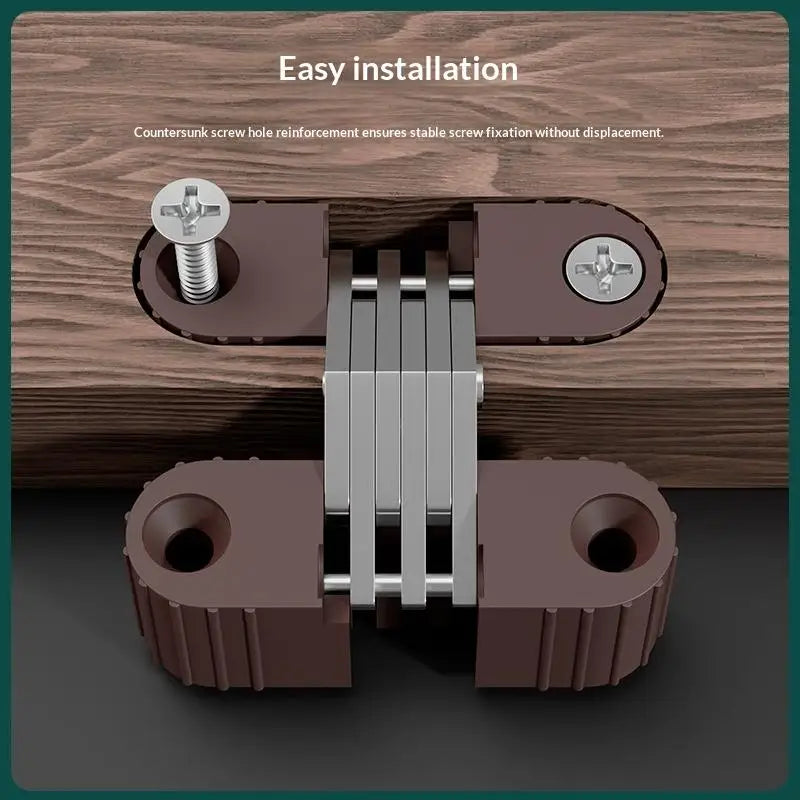 Cross Concealed Hinge Plastic Iron Folding Table Chair Hardware Furniture Hinge Nixie