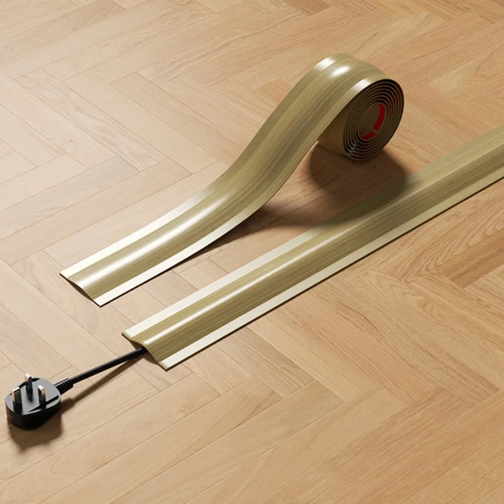 Flexible PVC Floor Cord Cover – Cable Management Wire Protector