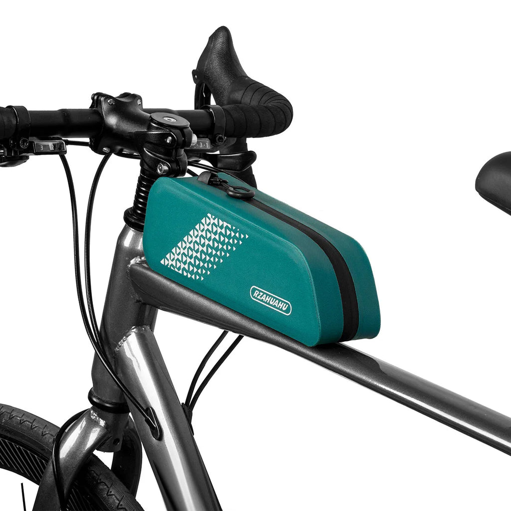TPU Bike Top Tube Bag – Waterproof Ultralight Frame Bag Bicycle Frame Bag Nixie Blue