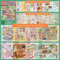 Miniature Shop Scene Sticker Book – 8 Scenes & 24 Sheets DIY Craft Sticker Book Nixie A