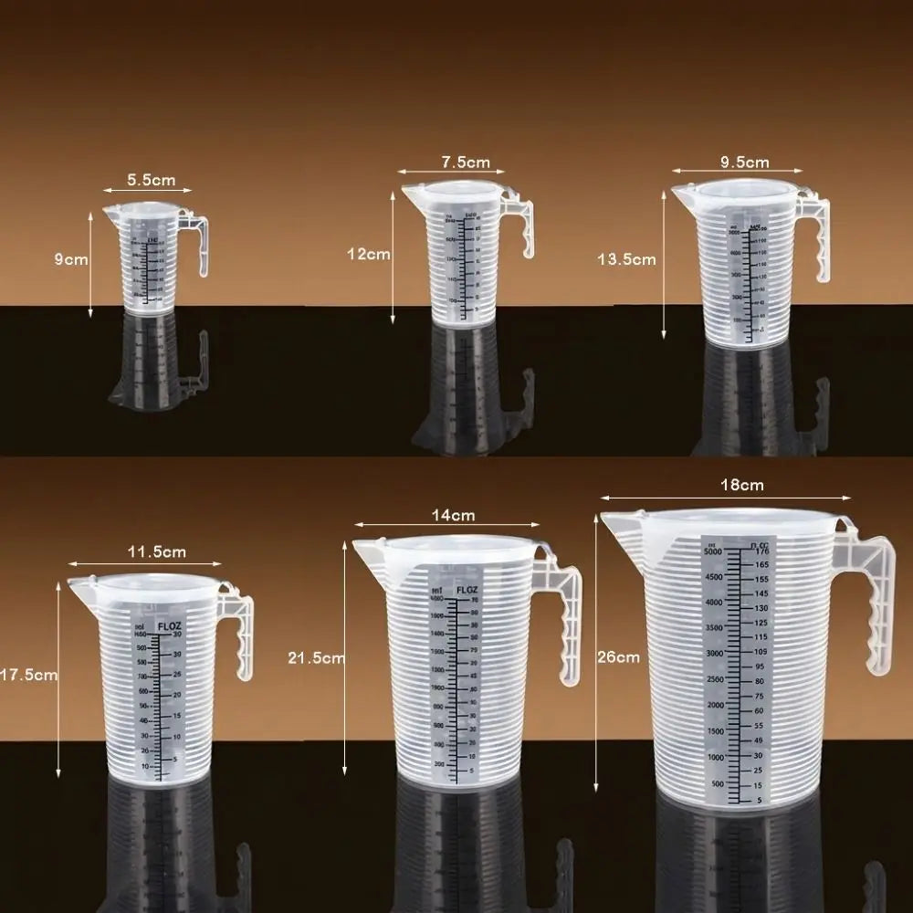 Clear Measuring Cup with Lid & Scale 100–5000mL | Nixie Measuring Cup Nixie