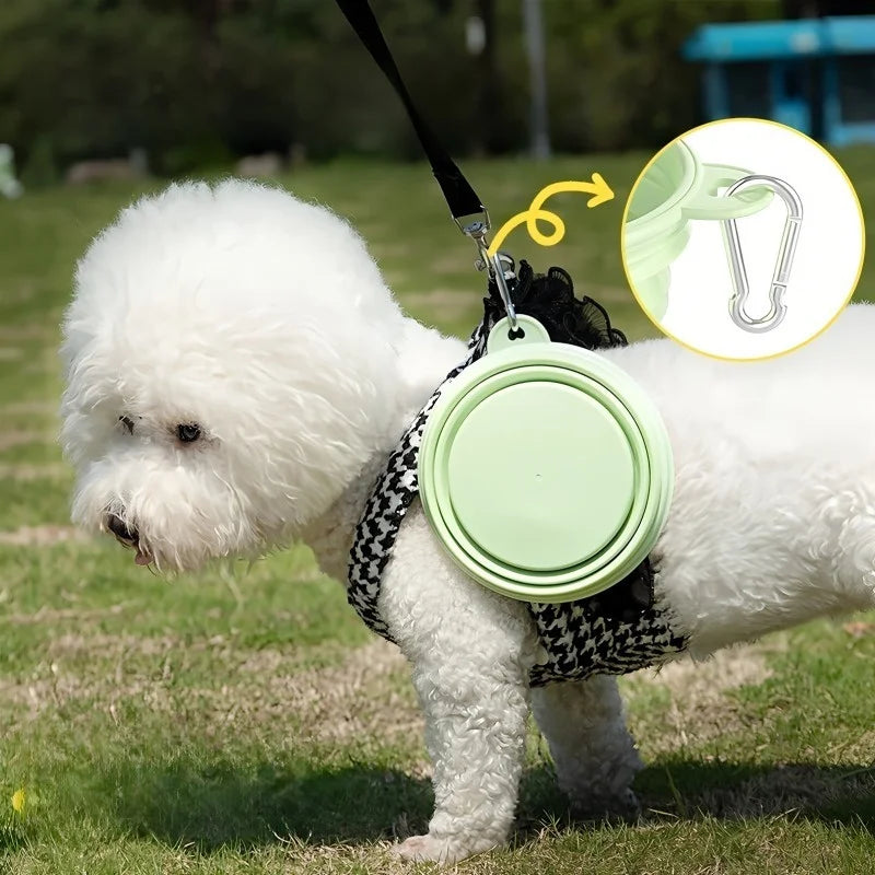 350ml Collapsible Silicone Pet Bowl for Dogs & Cats Travel Collapsible Pet Bowl Nixie