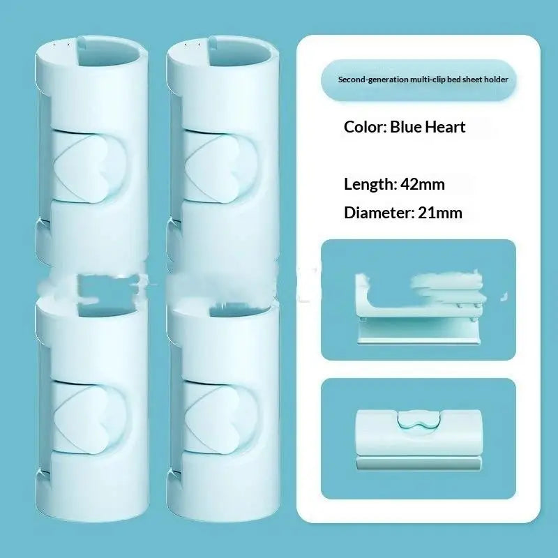 Bed Sheet Clips Slip-Resistant Grippers & Mattress Fasteners