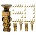 50Pcs Door Hinge Expansion Screw Kit – Thread Repair M3×12