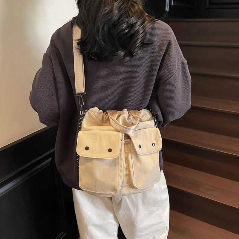 Minimalist Crossbody Bag – Women's Nylon Messenger Shoulder Bag Crossbody Shoulder Bag Nixie