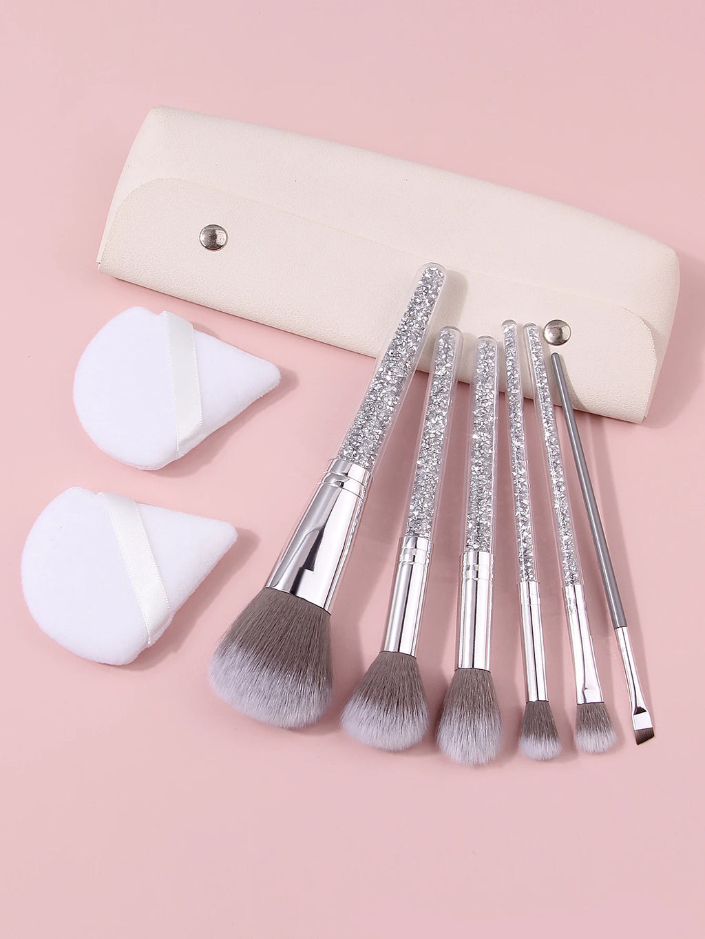 9-Piece Soft Makeup Brush Set – Foundation & Eyeshadow Blending Makeup Brush Set Nixie
