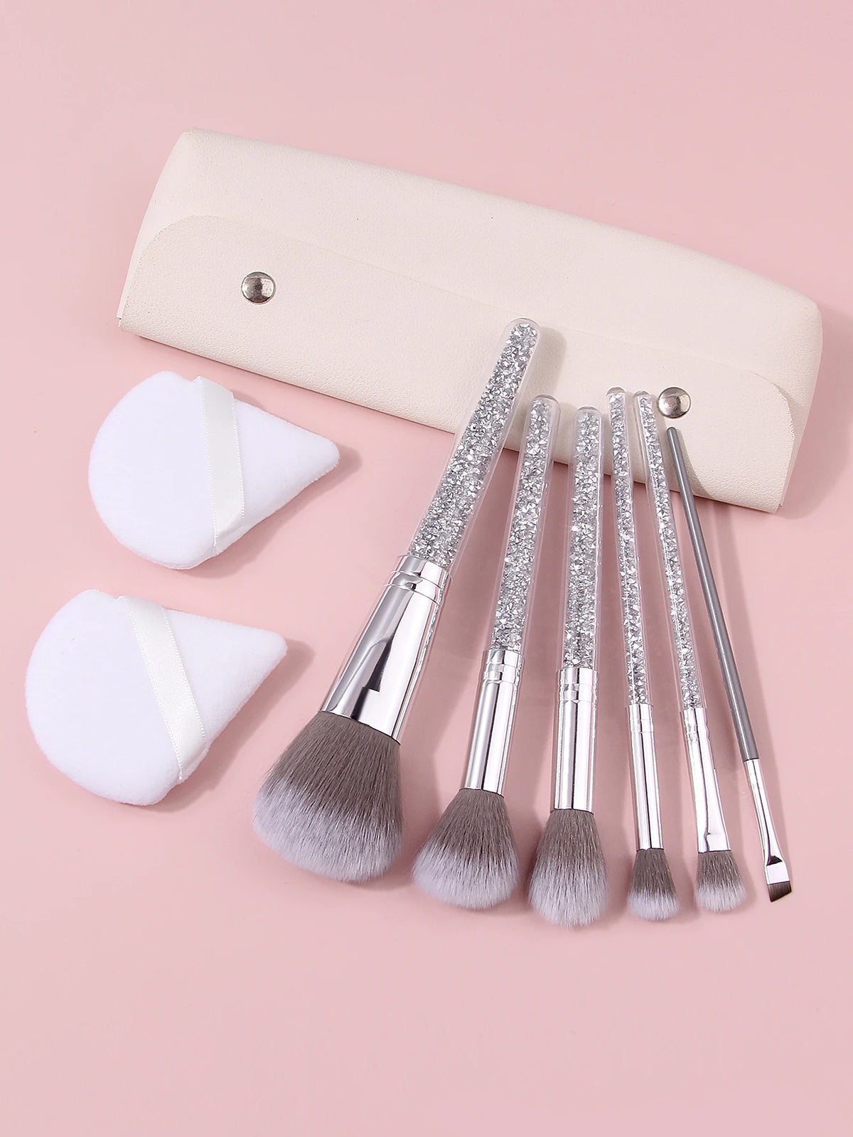 9-Piece Soft Makeup Brush Set – Foundation & Eyeshadow Blending Makeup Brush Set Nixie