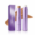 VIARELINE 2-in-1 Color Changing Foundation Stick | All Skin Foundation Stick Nixie 2in1 Dark Skin Tone