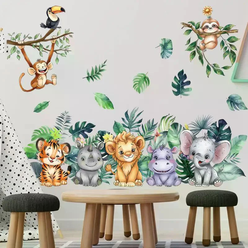 Forest Animals Kids Wall Stickers – Nursery Vinyl Decals Kids Wall Decals Nixie