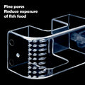 Transparent Aquarium Fish Feeder Box – Anti-Drift Sinking