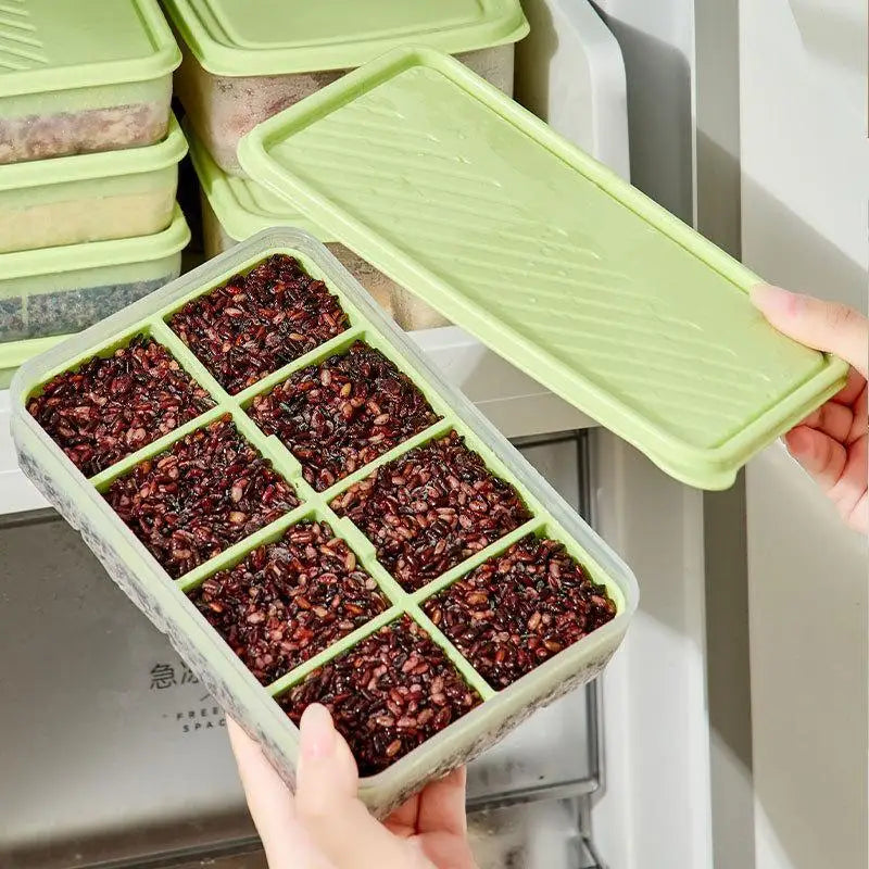 Multi-Compartment Food Storage Box | 4/8/24 Grid Containers Food Storage Container Nixie