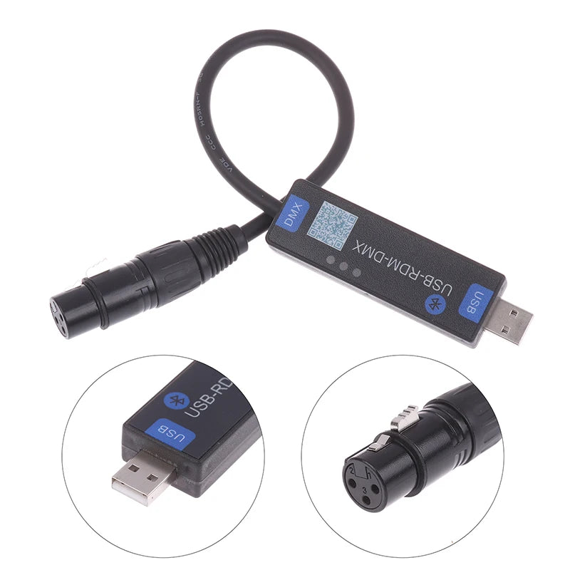 Wireless Bluetooth DMX Controller – USB Android Stage Light