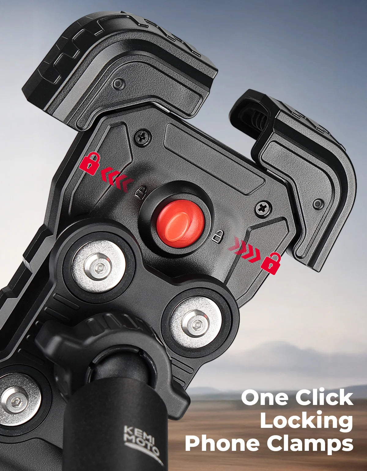 360° Phone Holder for Can-Am Maverick X3 | Anti-Vibration Mount UTV Phone Mount Nixie