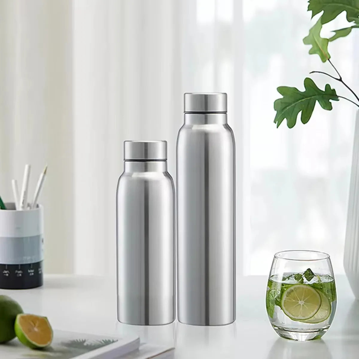 FEB.WIND Stainless Steel Sports Water Bottle – BPA-Free Sports Water Bottle Nixie