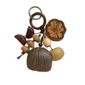 Handmade Natural Nut Shell Hanging Bell Pendant Decor