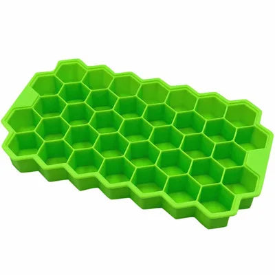 Honeycomb 37-Cube Ice Tray DIY Ice Mold – Nixie Ice Cube Tray Nixie green