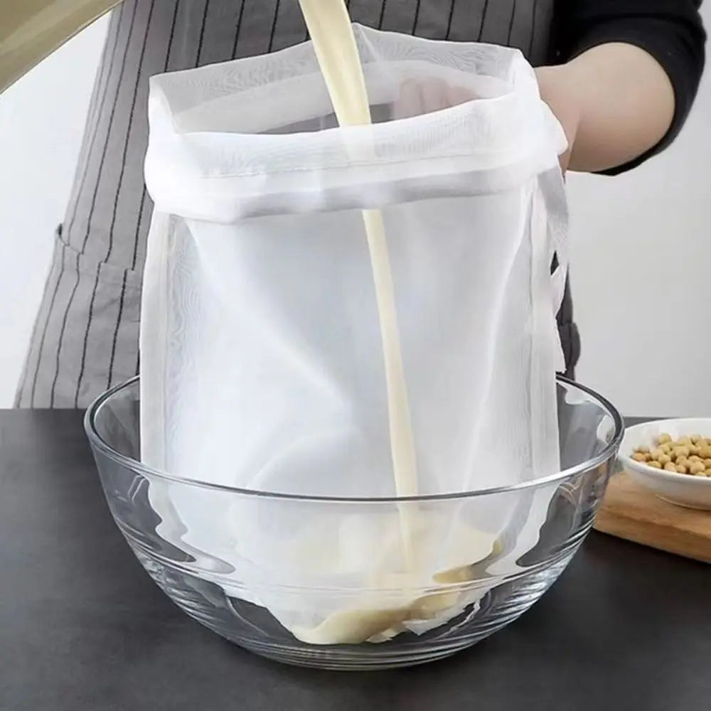 Reusable Nylon Cheesecloth Filter Bags – Tofu & Spice Strainer Kitchen Strainer Bag Nixie