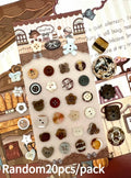 20pc Winter Snowflake Blind Box Buttons for DIY Scrapbooking
