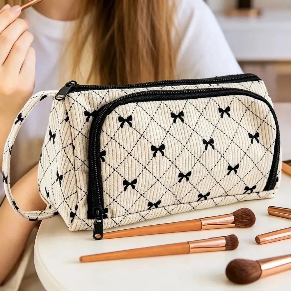 Large Canvas Pencil Case – Big Capacity Multifunctional Pouch Pencil Case Pouch Nixie