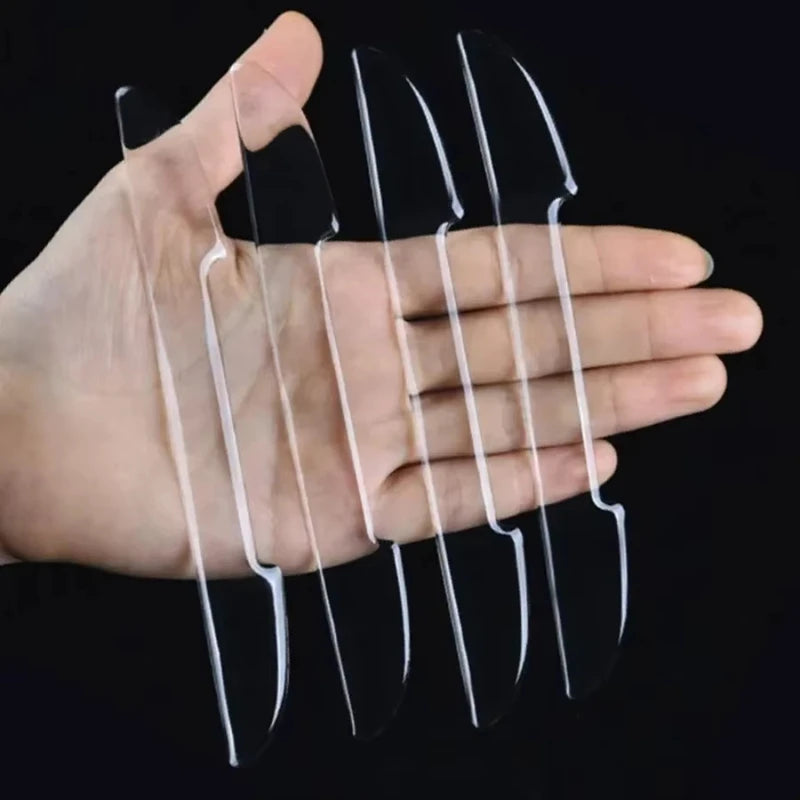 Transparent Car Door Edge Guard Strips & Mirror Protector 4PCS Car Door Guard Strip Nixie