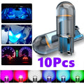 10pcs T10 W5W COB LED Bulbs 6000K White 12V – License Plate & Dome Automotive LED Bulbs Nixie pink 10pcs