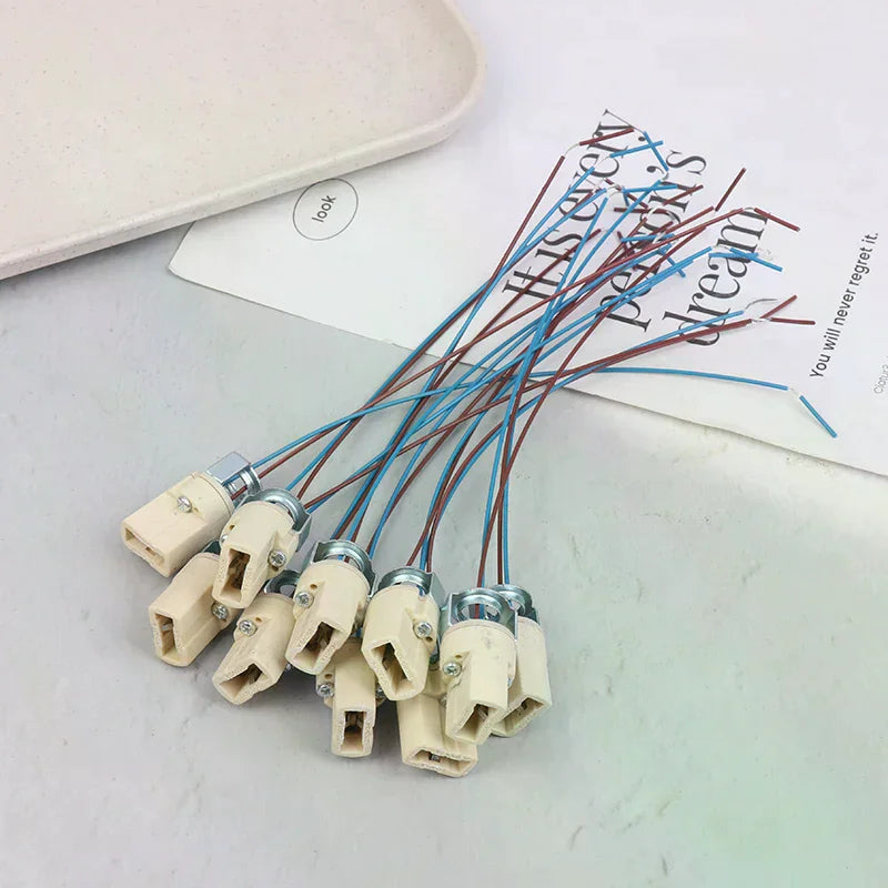 G9 Ceramic Bulb Socket Holder 10/20 Pack – LED & Halogen