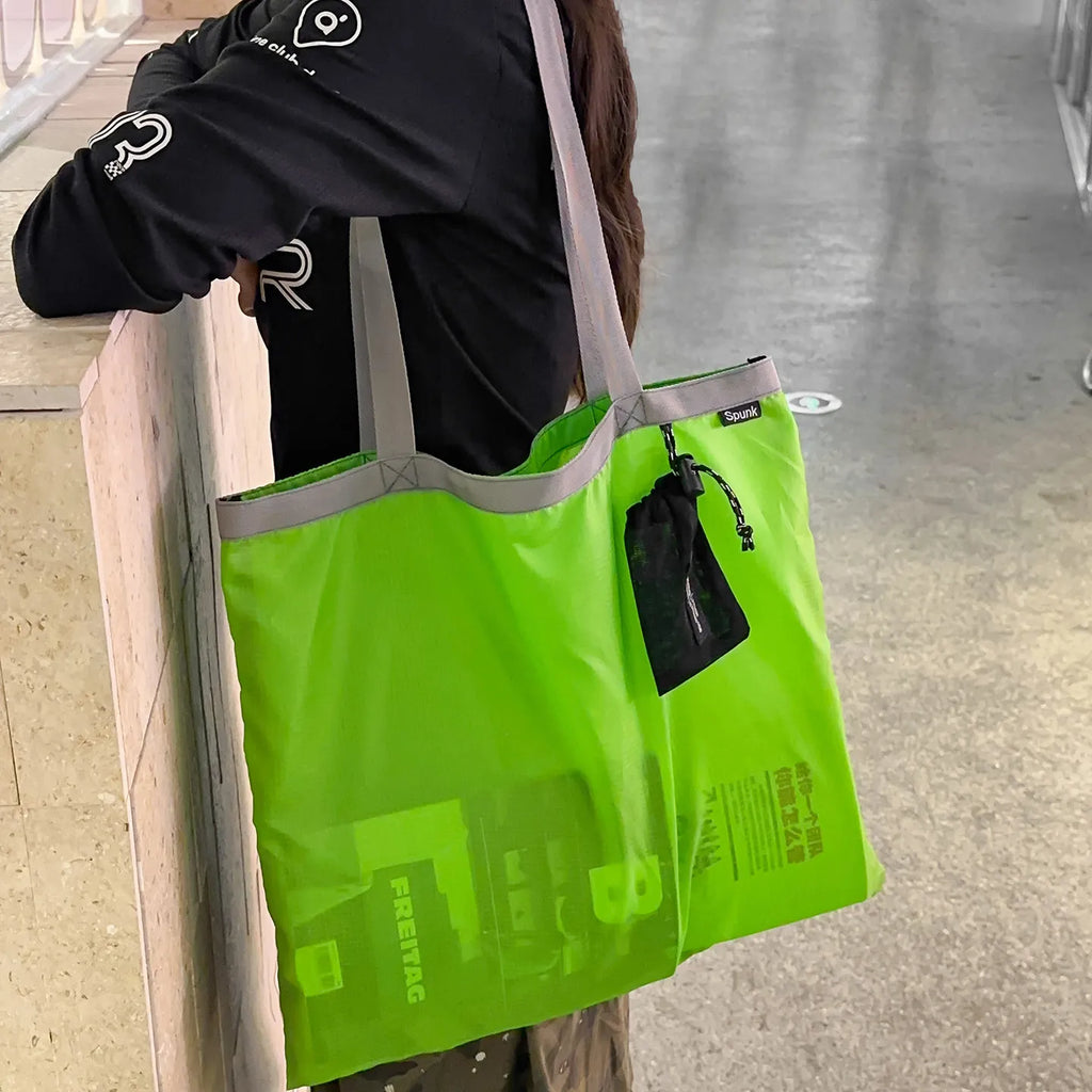 Large Capacity Nylon Shoulder Bag – Women's Stylish Tote Women's Shoulder Bag Nixie Green