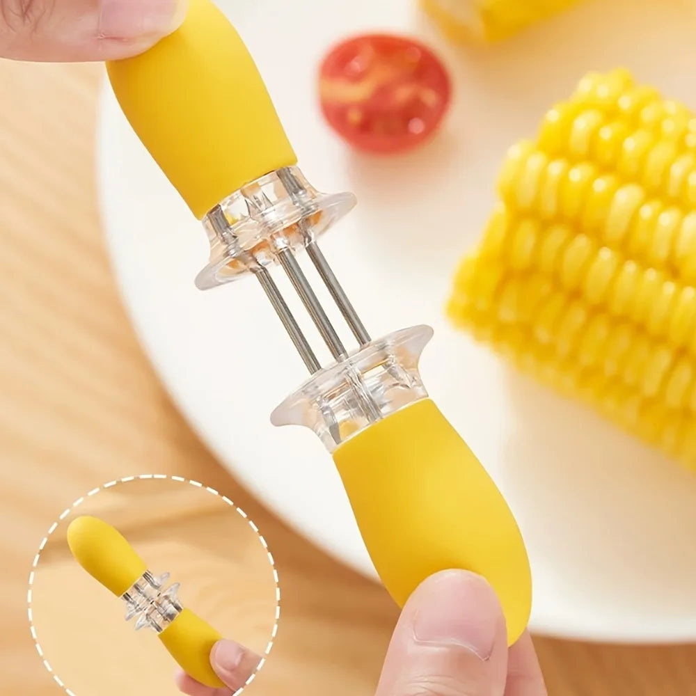 2PCS Corn on the Cob BBQ Forks – Grilling Skewer Set