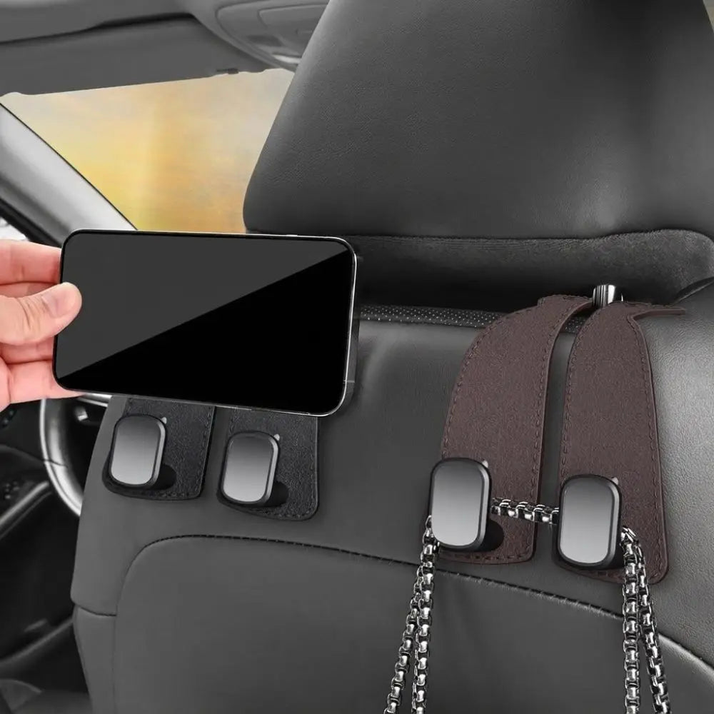 2-in-1 Car Headrest Hook Universal Seat Back Hanger Organizer Car Headrest Hook Nixie