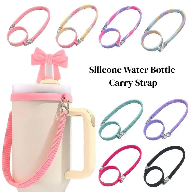 Silicone Water Bottle Strap – Anti-Drop Carry Sling Holder Bottle Carry Strap Nixie