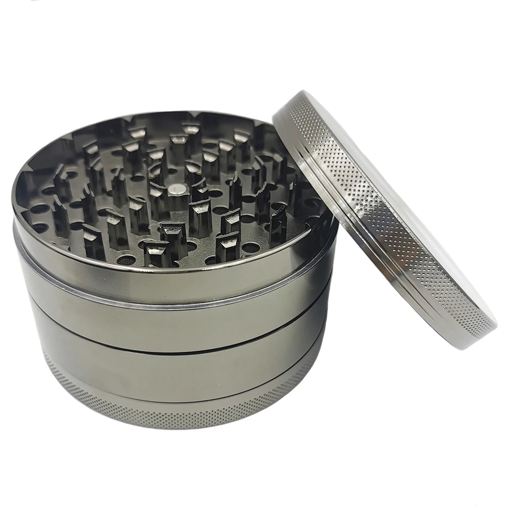 100MM Large Zinc Alloy Herb & Spice Grinder | Heavy Duty Herb Spice Grinder Nixie