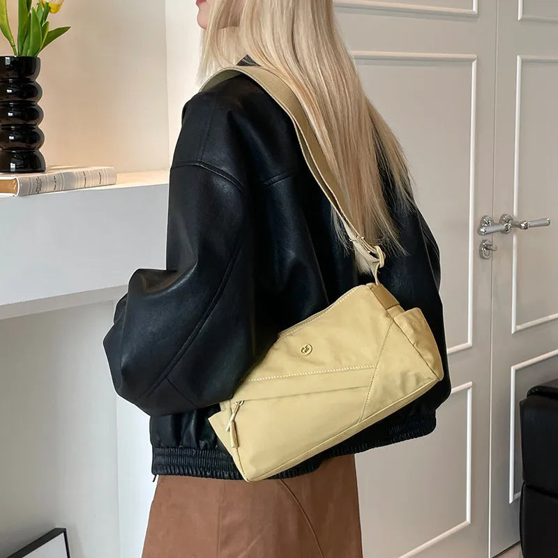 Women's Nylon Oxford Crossbody Bag | Multi-Layer Satchel Crossbody Satchel Bag Nixie