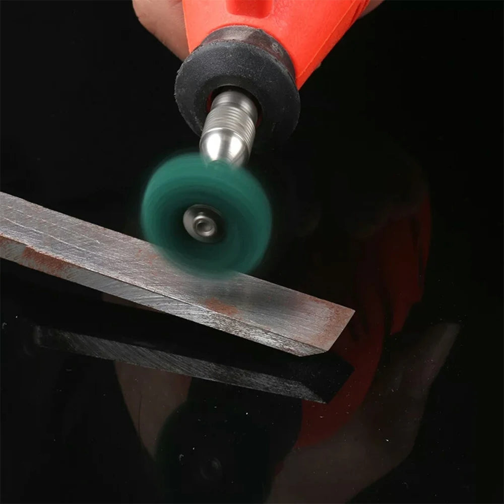 40pc Nylon Buffing Polishing Wheels 3mm Shank 180-400 Grit Set Rotary Tool Accessories Nixie