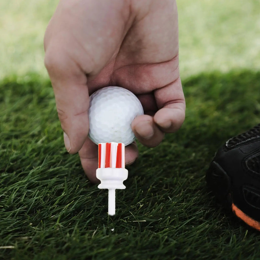 Low Resistance Brush Golf Tees – 3 Sizes, ABS & Nylon