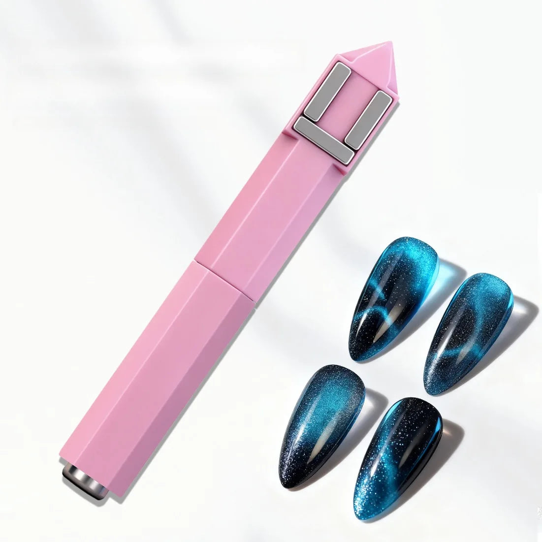 4-in-1 Diamond Nail Magnet Set for Cat Eye Gel Polish Nail Art Magnet Tool Nixie