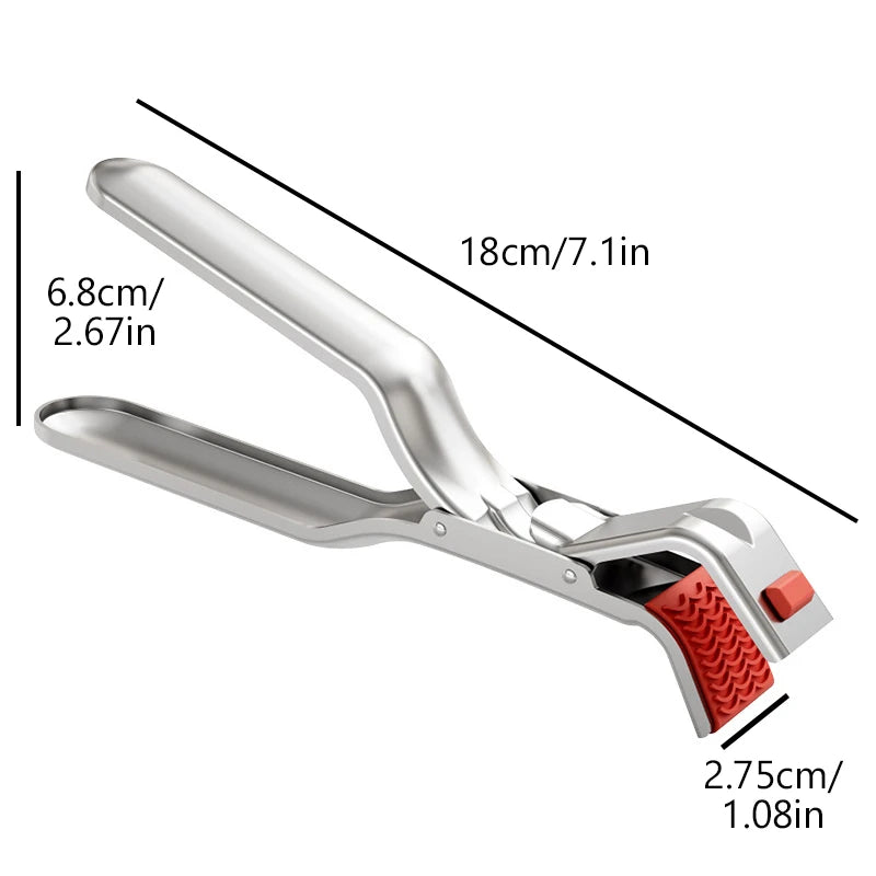Stainless Steel Hot Bowl Holder Dish Gripper & Pot Tongs Bowl Gripper Tongs Nixie