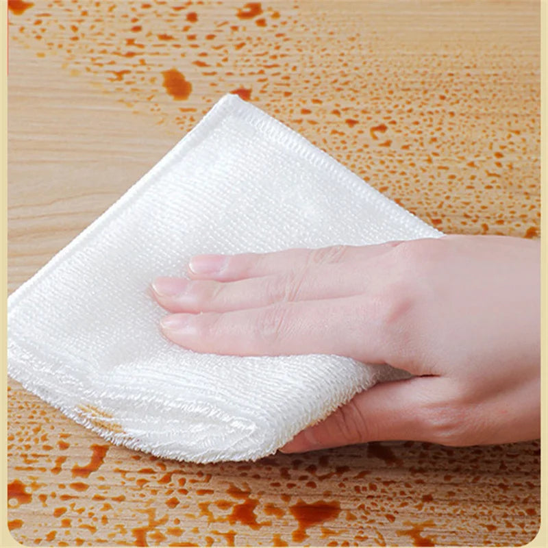 Bamboo Fiber Microfiber Cleaning Cloths 10/30 Pack Microfiber Cleaning Cloth Nixie