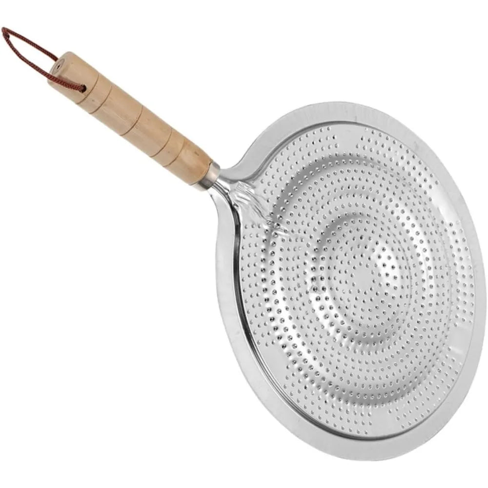 Stainless Steel Heat Insulating Pot Pads with Wooden Handles