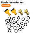 50pcs Garden Pipe O-Ring Sealing Rings – Waterproof Hose Joints Garden Pipe Seals Nixie Default Title