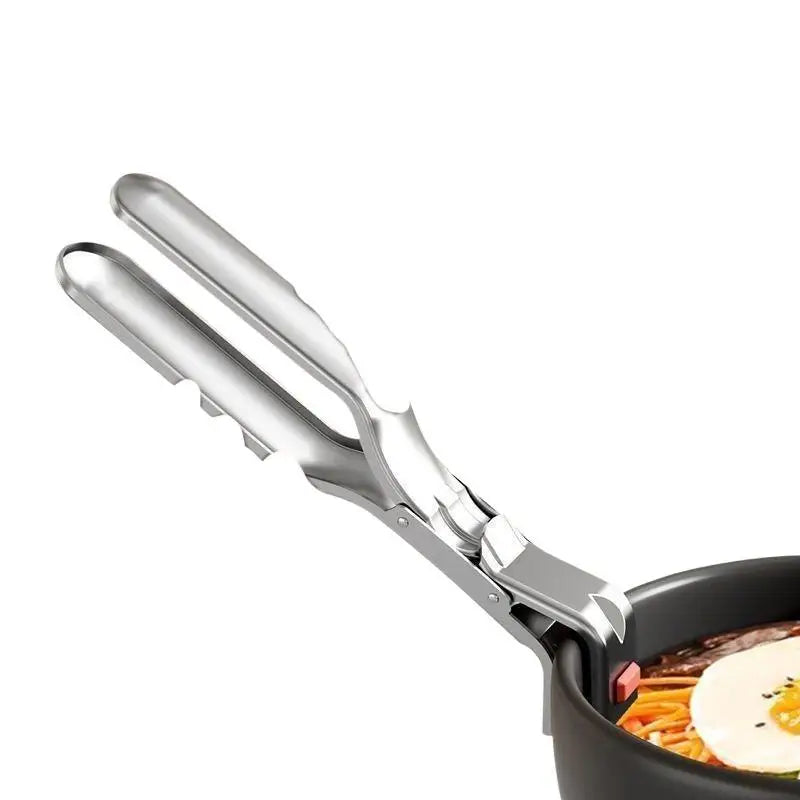 Stainless Steel Bowl & Pot Gripper – Anti-Scald Kitchen Tool